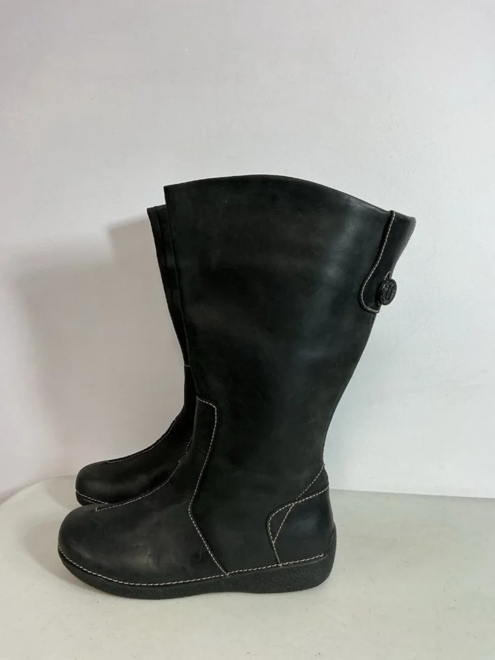 Duluth Trading Co Leather Tall Boots Equestrian Women's 11 New